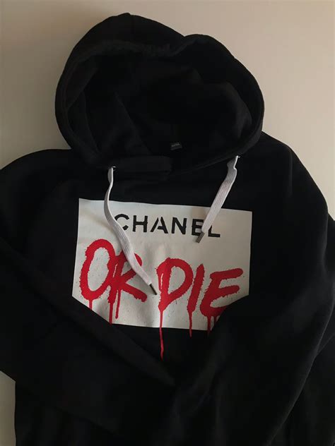 chanel or die hoodie|real real chanel sweatshirt.